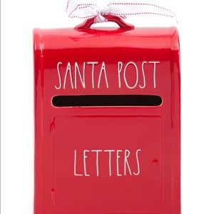 HARD TO FIND Santa Mail Box Rae Dunn